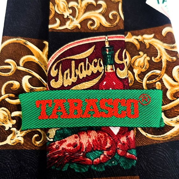 Tabasco Silk Ties – Gulf Shrimp Theme - EUC - Picture 7 of 10